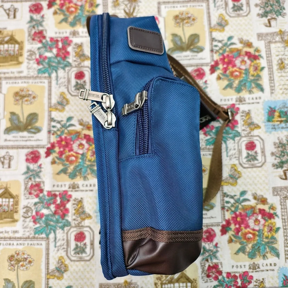 Tumi Alpha Bravo Monterey Blue Anti-Theft Sling | Tactical Crossbody Bag